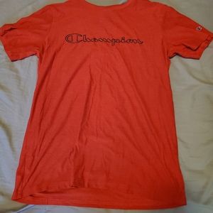 Red champion shirt